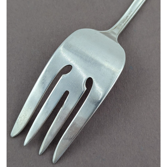 Alvin Southern Charm Sterling Silver Cold Meat Serving Fork 7-1/4" No Mono 54g - Picture 5 of 8